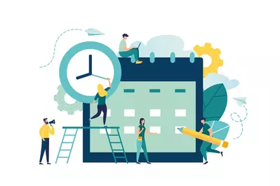 scheduling tasks on calendar